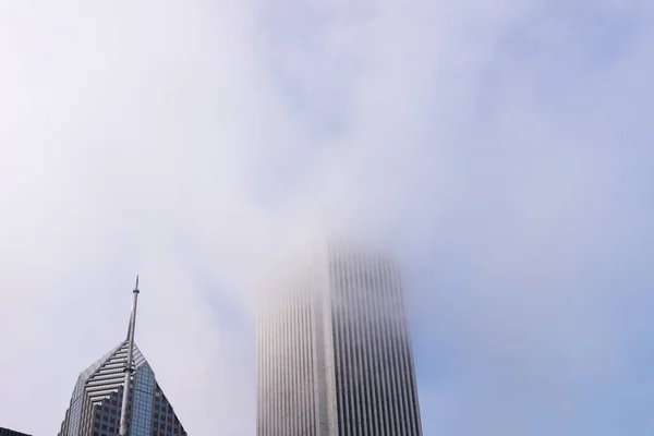 Rascacielos Niebla Chicago —  Fotos de Stock