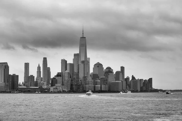 Centro Manhattan Partir Cais Hoboken — Fotografia de Stock