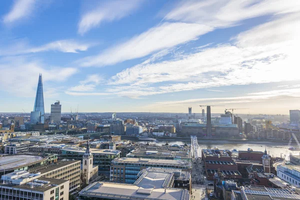 Zobacz Panoramę Londynu Ciągu Dnia — Zdjęcie stockowe