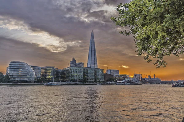 Thames Londra Manzarası — Stok fotoğraf