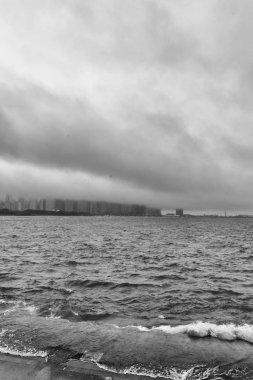 Chicago manzarası siste.