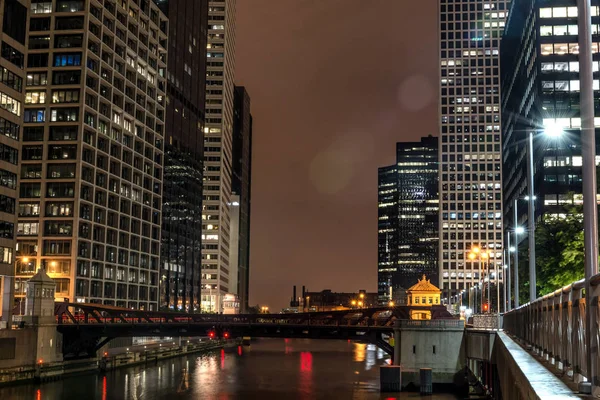 Chicago Építészetet Modern City Skyline — Stock Fotó