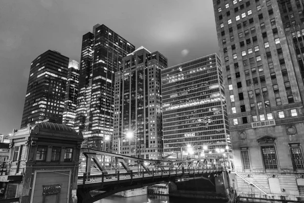 Panoramę Miasta Chicago Nowoczesne Miasto Architektura — Zdjęcie stockowe