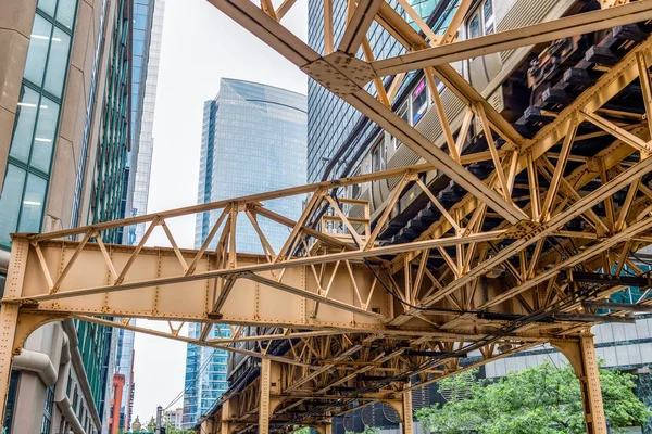 Metropolitana Chicago Stati Uniti — Foto Stock