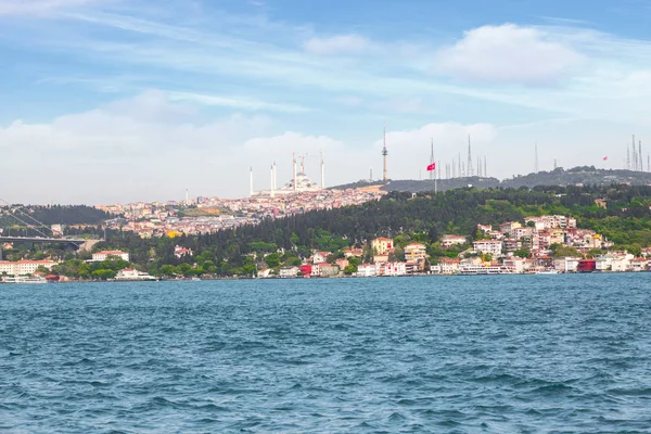 Πανοραμική Θέα Του Isatmbul Από Σκάφος — Φωτογραφία Αρχείου