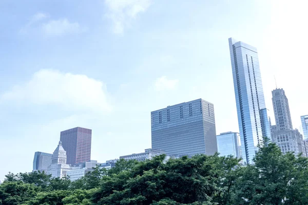 Hermosa Vista Los Edificios Chicago — Foto de Stock