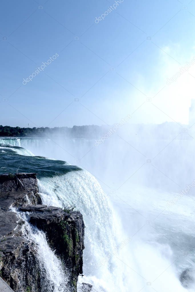 Beautiful view of Niagara Falls.