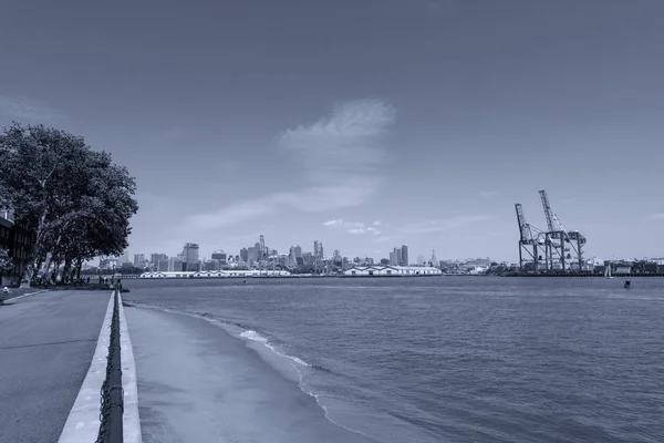 Vista Panorámica Desde Governors Island Nueva York — Foto de Stock