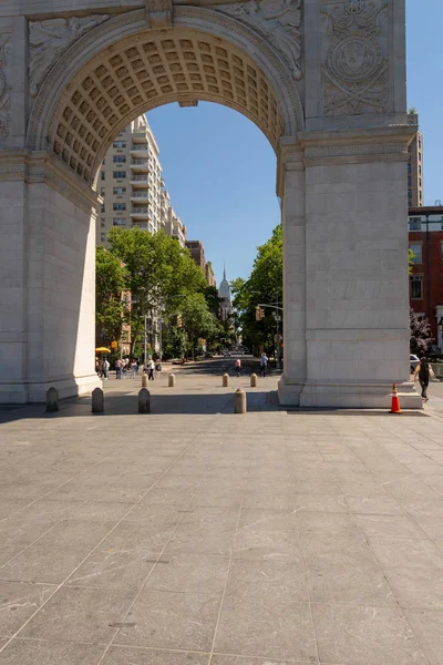 Washington Quadratischer Bogen Manhattan Nyc — Stockfoto