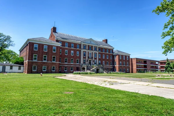 Vieux Bâtiments Abandonnés Sur Governors Island New York — Photo