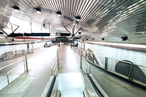 All Interno Della Stazione Della Metropolitana Nyc — Foto Stock