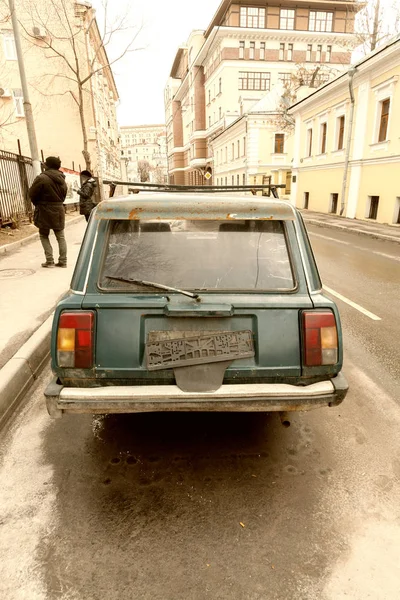 Altes Auto Moskau — Stockfoto