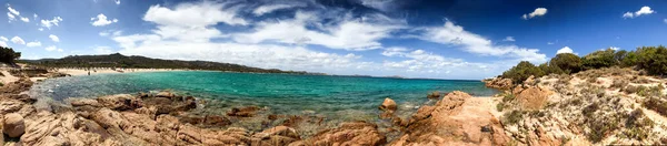 Panoramisch Uitzicht Smaragdkust Sardinië Italië — Stockfoto