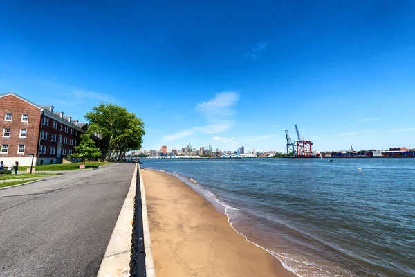 Panoramic View Governors Island Nyc — Stock Photo, Image