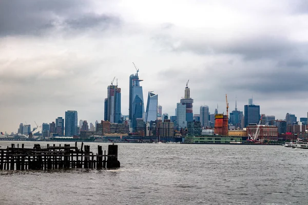Yeni York Manhattan Manzarası Şehir Abd Nyc Şehir Merkezinde Mimarlık — Stok fotoğraf