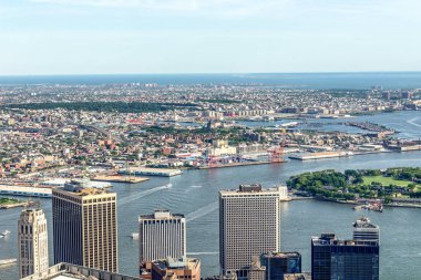 Manhattan Upper Bay havadan görünümü