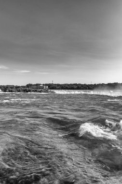 Niagara Şelalesinin güzel manzarası. 