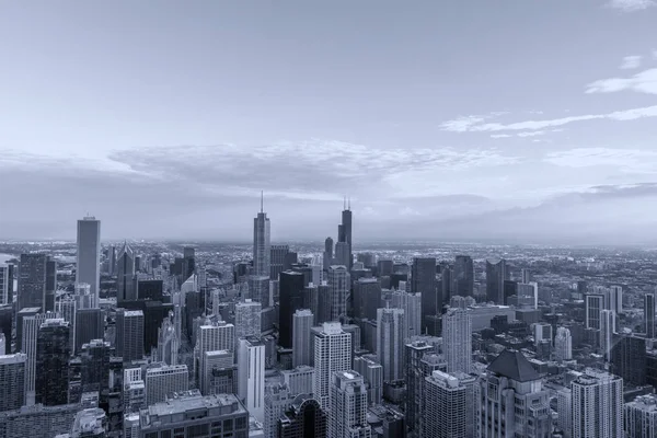 chicago Skyline havadan görünümü