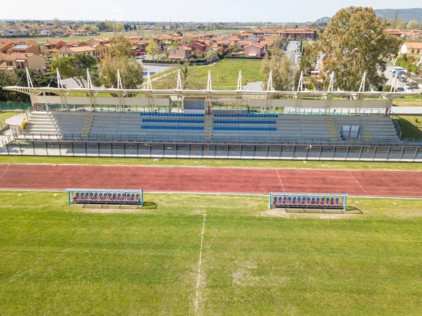 Veduta Aerea Del Paesaggio Urbano Degli Alberi Verdi — Foto Stock