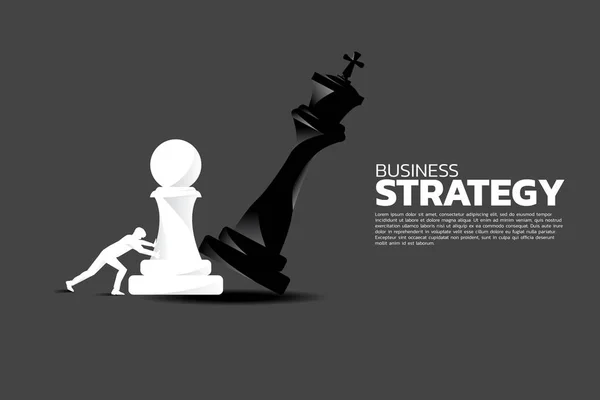 Conceito de estratégia de negócios e ruptura do plano de marketing — Vetor de Stock