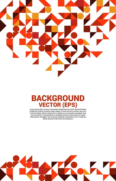 Red tone Graphic layout element from Geometry shape. Background for modern artwork design pattern. — Stock Vector