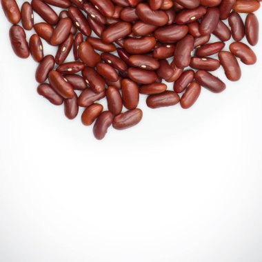 Kırmızı Fasulye Beyaz Blackground üzerinde yemek ve tatlı lar için