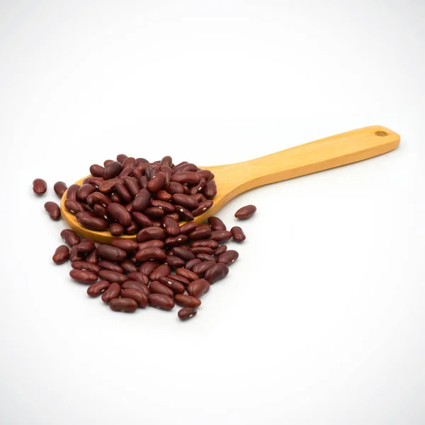 Red Bean pro vaření a desserton bílý Blackground — Stock fotografie