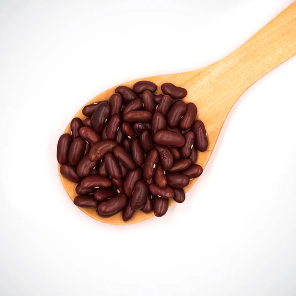 Red Bean pro vaření a desserton bílý Blackground — Stock fotografie