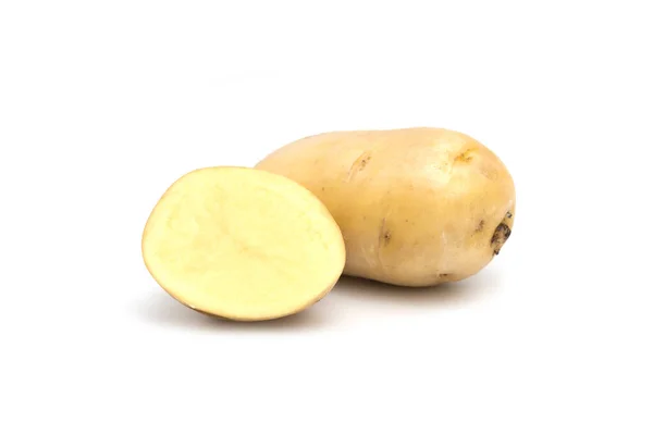 Свіжа Картопля Ізольована Білому Тлі — стокове фото