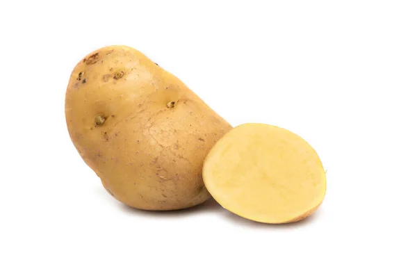 Fresh Potato Isolated White Background — Stock Photo, Image