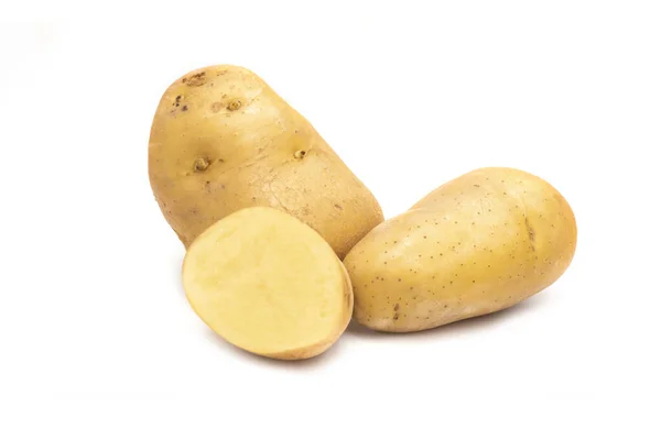 Fresh Potato Isolated White Background — Stock Photo, Image