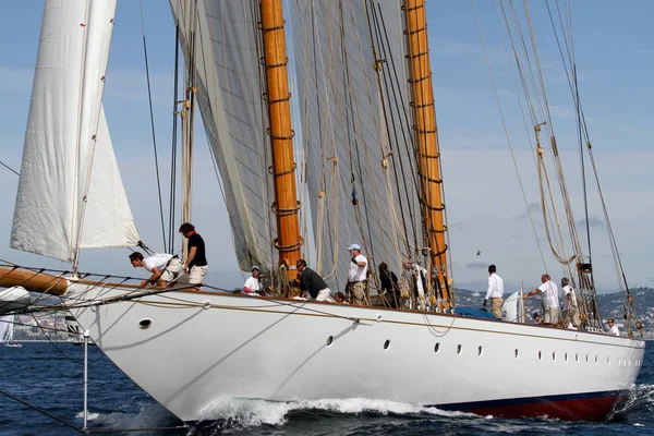 Segelbootrennen Der Französischen Riviera — Stockfoto