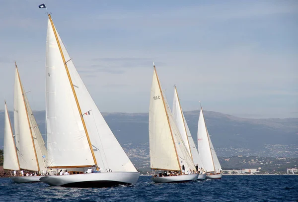 Course Voiliers Sur Côte Azur — Photo