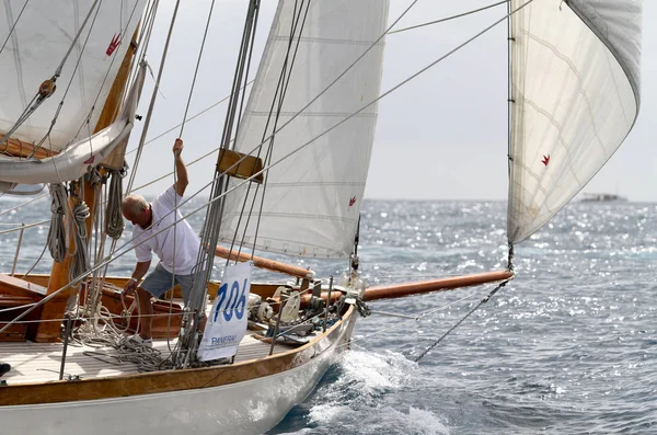 Segelbootrennen Der Französischen Riviera — Stockfoto