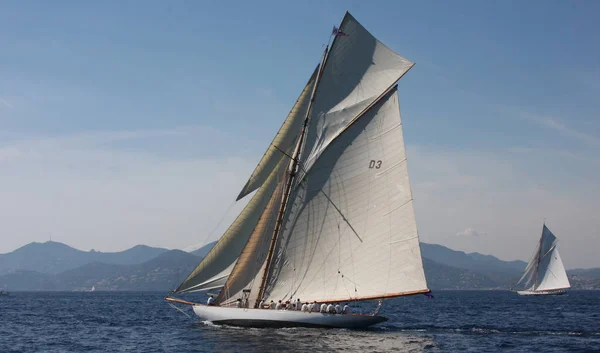 Sailing Boat Race French Riviera — Stock Photo, Image