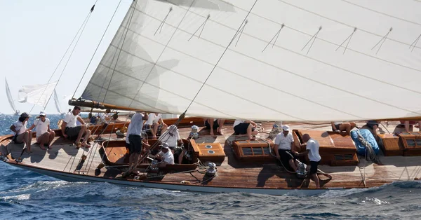 Segelbåt Race Franska Rivieran — Stockfoto