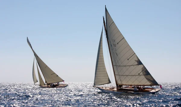 Zeilboot Race Franse Riviera — Stockfoto