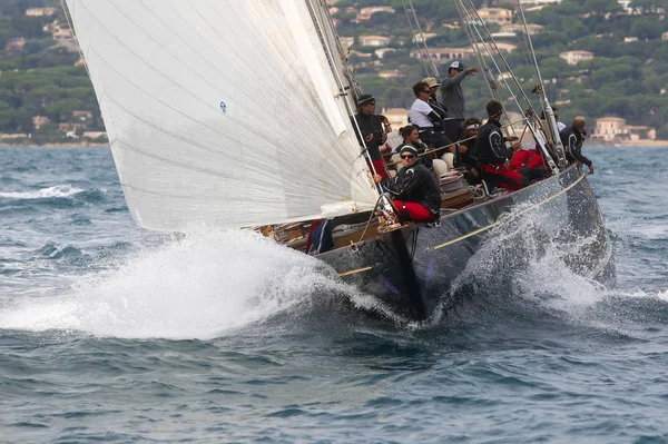 Sailing Boat Race French Riviera — Stock Photo, Image
