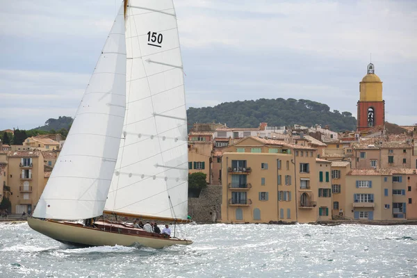 Sailing Boat Race French Riviera — Stock Photo, Image