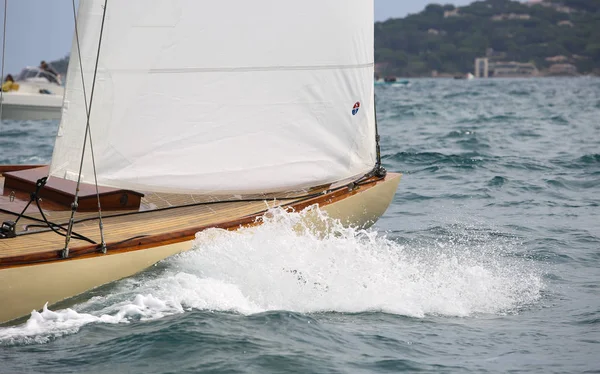 Segelbåt Race Franska Rivieran — Stockfoto