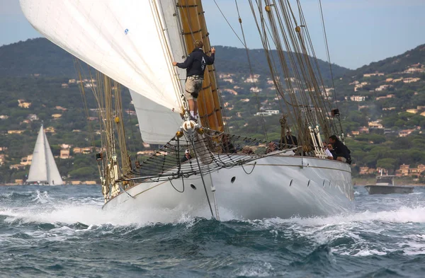 Zeilboot Race Franse Riviera — Stockfoto