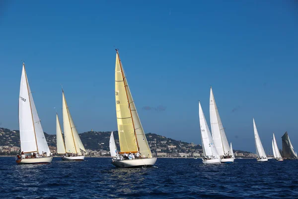 Course Voiliers Sur Côte Azur — Photo