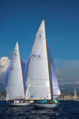 Fransız Rivierasında yelkenli yarışı 