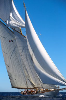 Fransız Rivierasında yelkenli yarışı 