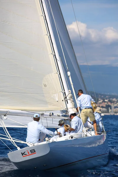 Segelbootrennen Der Französischen Riviera — Stockfoto