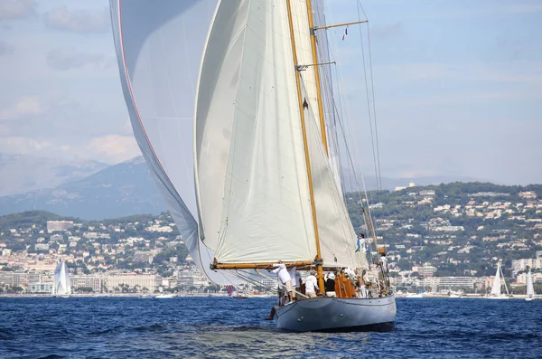 Zeilboot Race Franse Riviera — Stockfoto