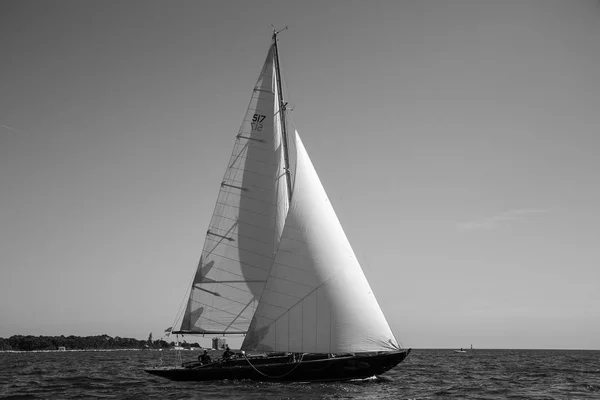 Regata Barca Vela Riviera Francese — Foto Stock