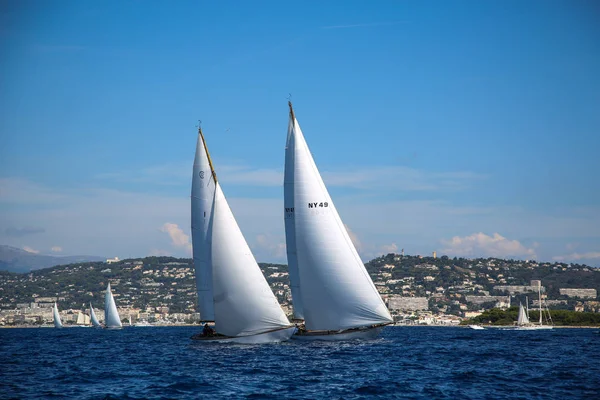 Course Voiliers Sur Côte Azur — Photo