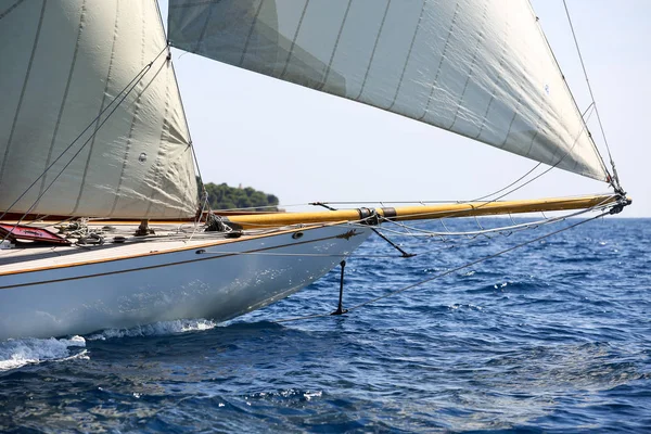 Segelbootrennen Der Französischen Riviera — Stockfoto