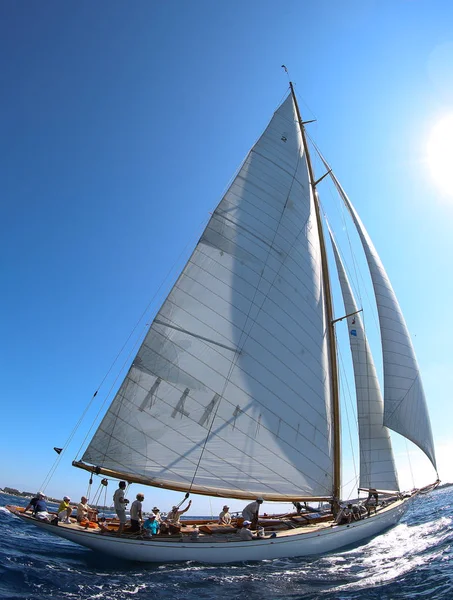 Cursa Barca Riviera Franceza — Fotografie, imagine de stoc